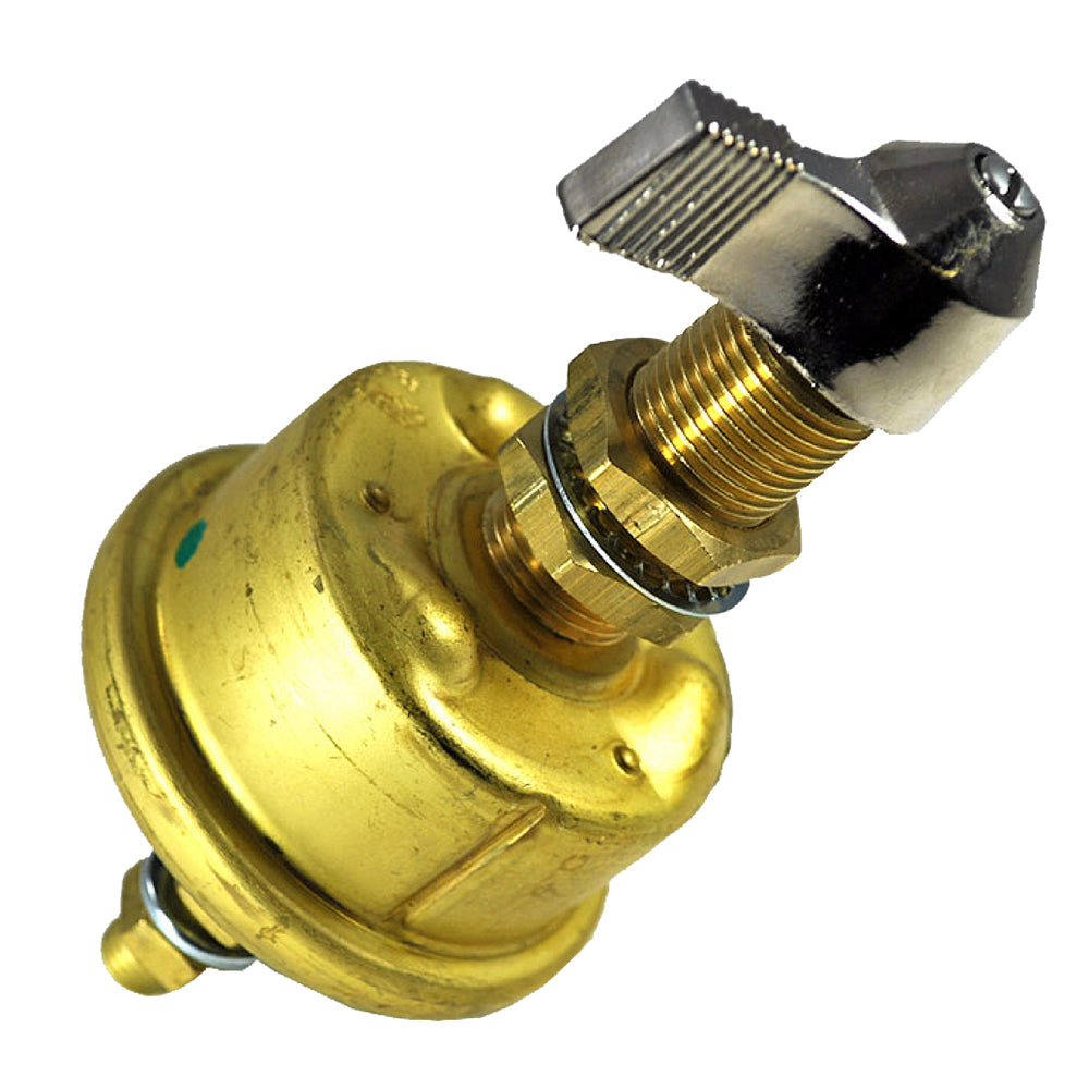 Tri-Water Marine | Cole Hersee Single Pole Brass Marine Battery Switch - 175 Amp - Continuous 1000 Amp Intermittent [M-284-BP]