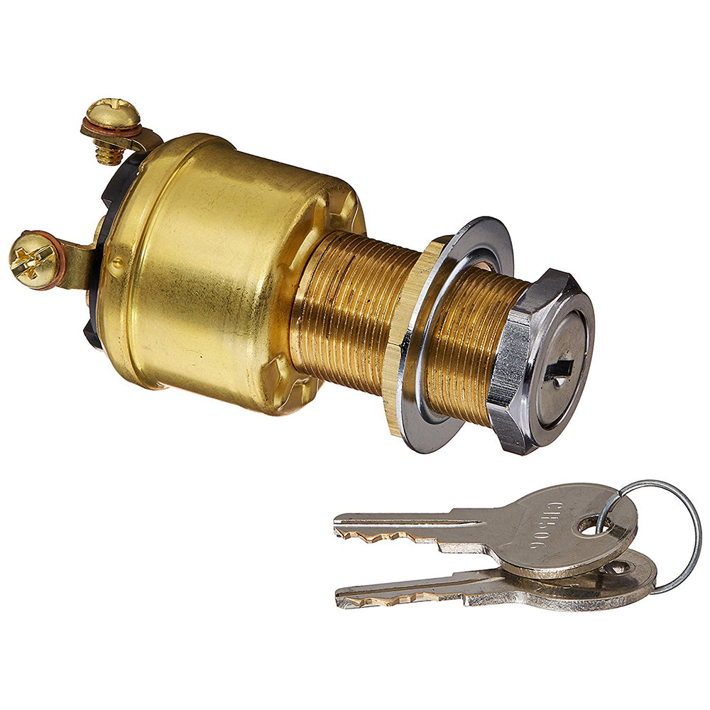 Tri-Water Marine | Cole Hersee 4 Position Brass Ignition Switch [M-712-BP]