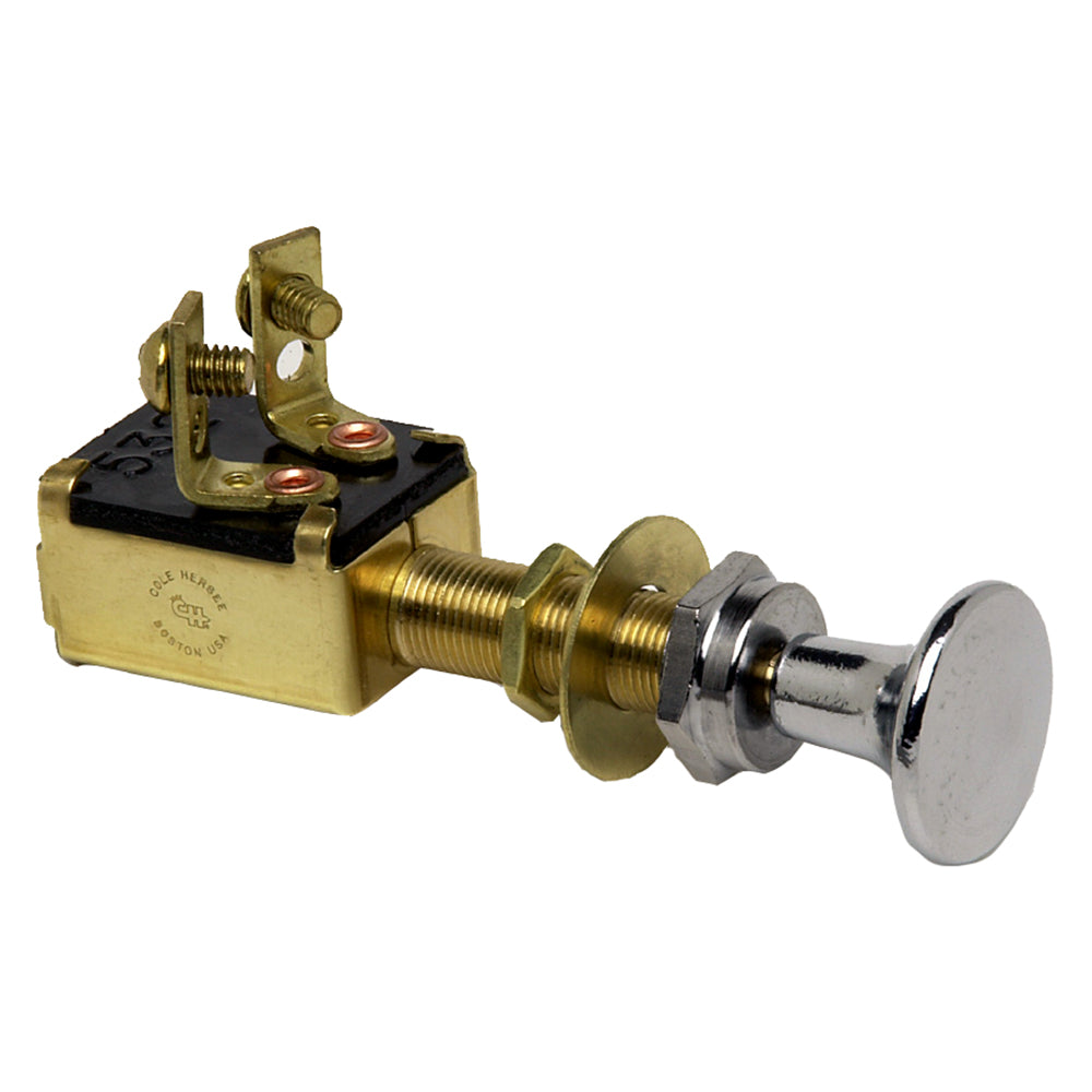 Tri-Water Marine | Cole Hersee Push Pull Switch SPST Off-On 2 Screw [M-628-BP]