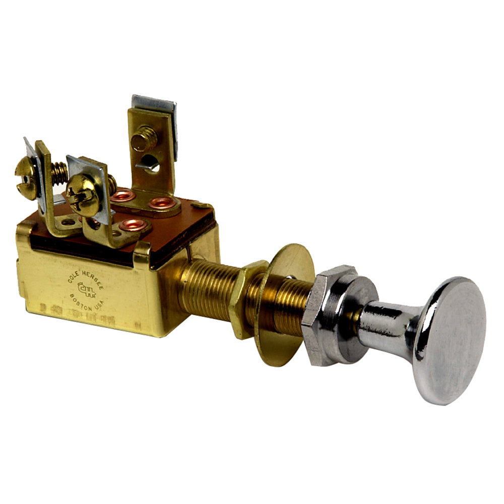 Tri-Water Marine | Cole Hersee Push Pull Switch SPST On-Off 3 Screw [M-527-BP]