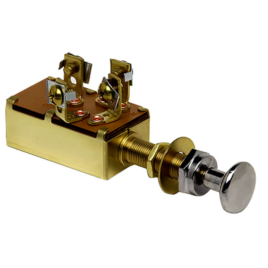 Tri-Water Marine | Cole Hersee Push Pull Switch SPST On-On-Off 3 Screw [M-531-BP]