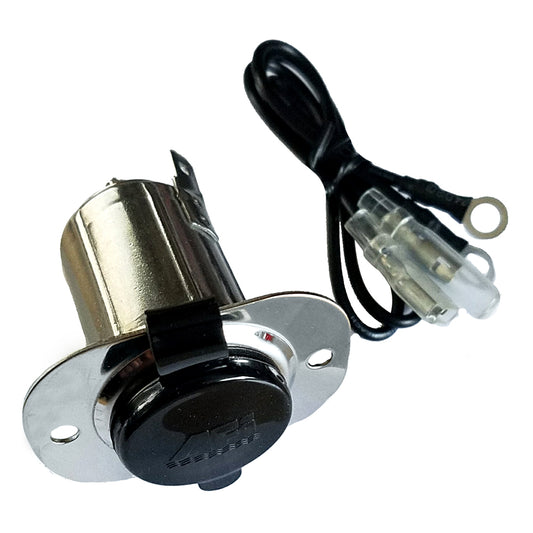 Tri-Water Marine | Marinco Stainless Steel 12V Receptacle w/Cap [20036]