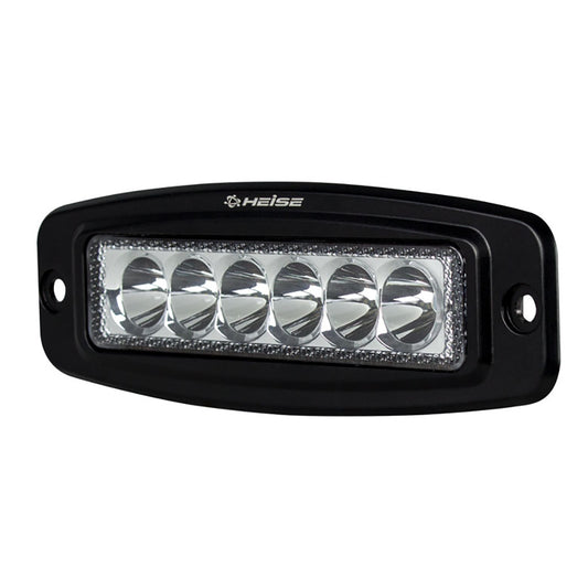 Tri-Water Marine | HEISE 6 LED Single Row Driving Light - Flush Mount [HE-FMDL1]