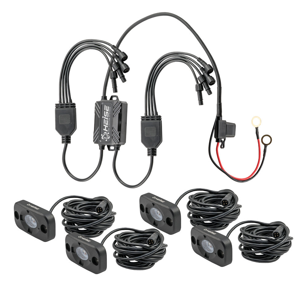 Tri-Water Marine | HEISE RGB Accent Lighting Kit - 4 Pack [HE-4TLRGBK]