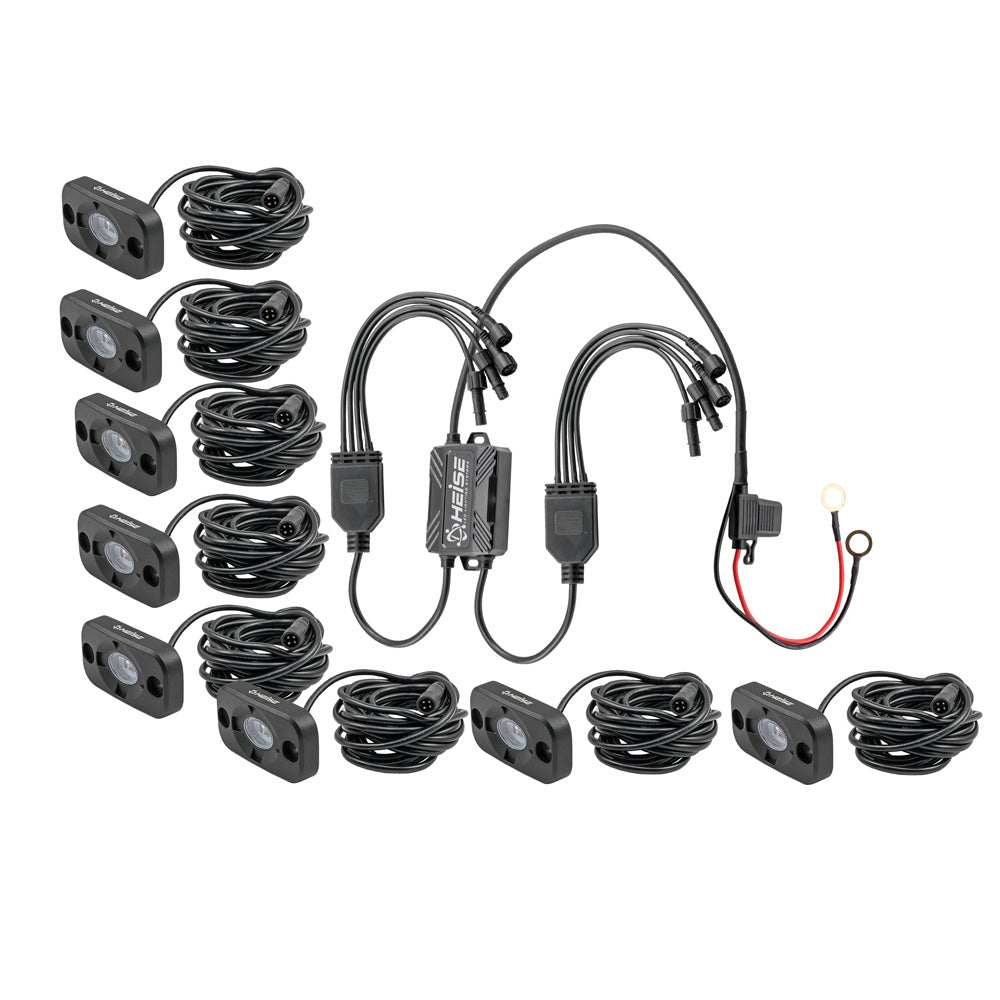 Tri-Water Marine | HEISE RGB Accent Lighting Kit - 8 Pack [HE-8TLRGBK]