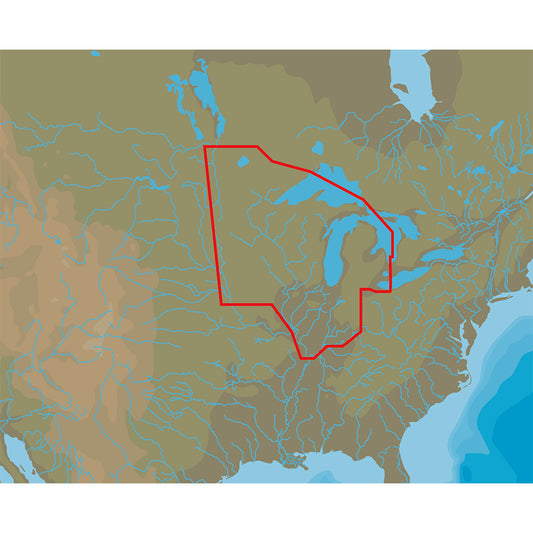 Tri-Water Marine | C-MAP 4D Lakes NA-D072 North Central [NA-D072]