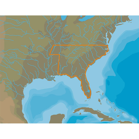 Tri-Water Marine | C-MAP 4D Lakes NA-D074 South East [NA-D074]