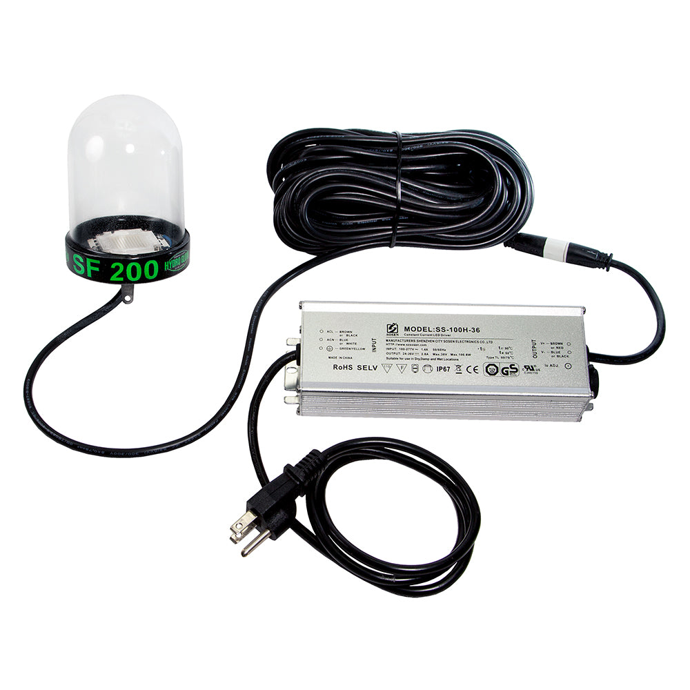 Tri-Water Marine | Hydro Glow LED Underwater Dock Light - 200W - 50 Cord - Green [SF200G]