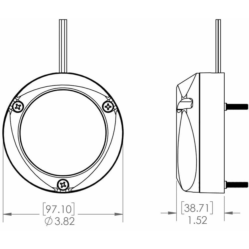 Tri-Water Marine | Lumitec Zambezi Quattro Surface Mount Underwater Light - Spectrum RGBW [101460]