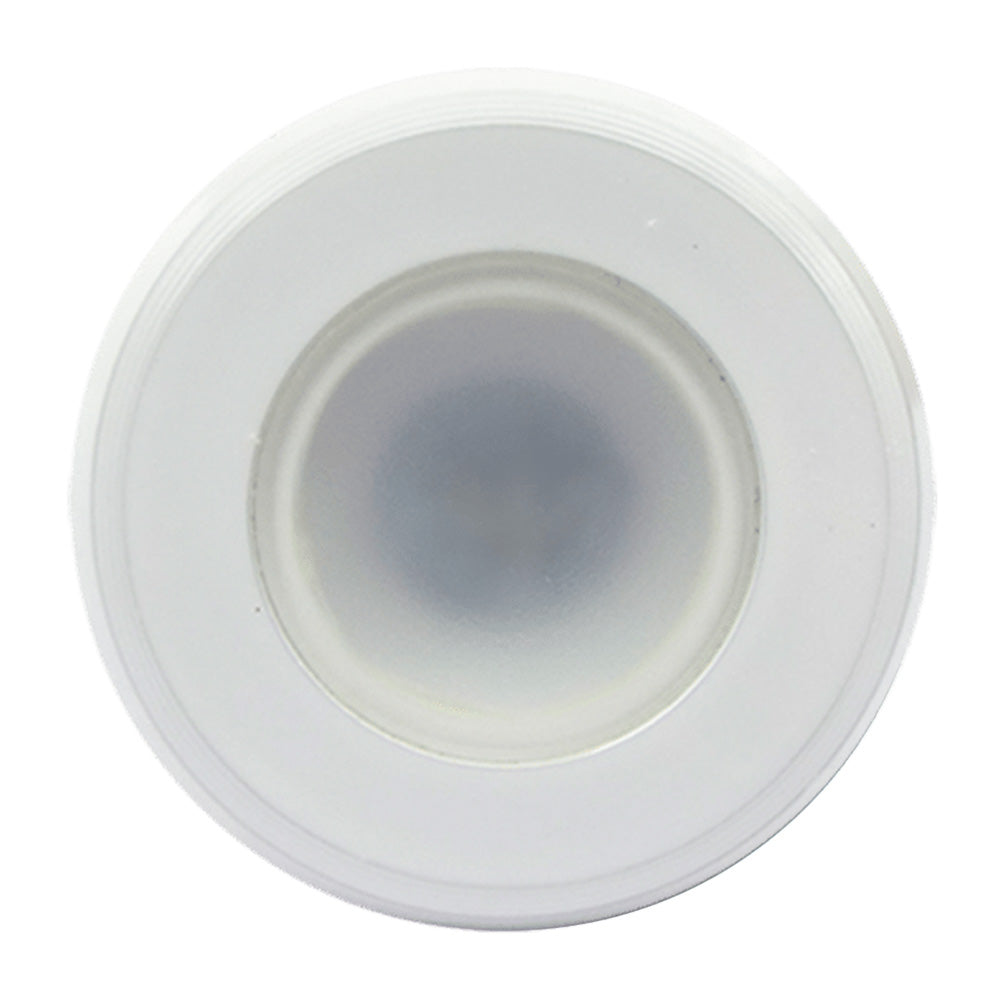 Tri-Water Marine | Shadow-Caster Single Color White Non-Dimmable White Powder Coat Down Light [SCM-DL-GW]