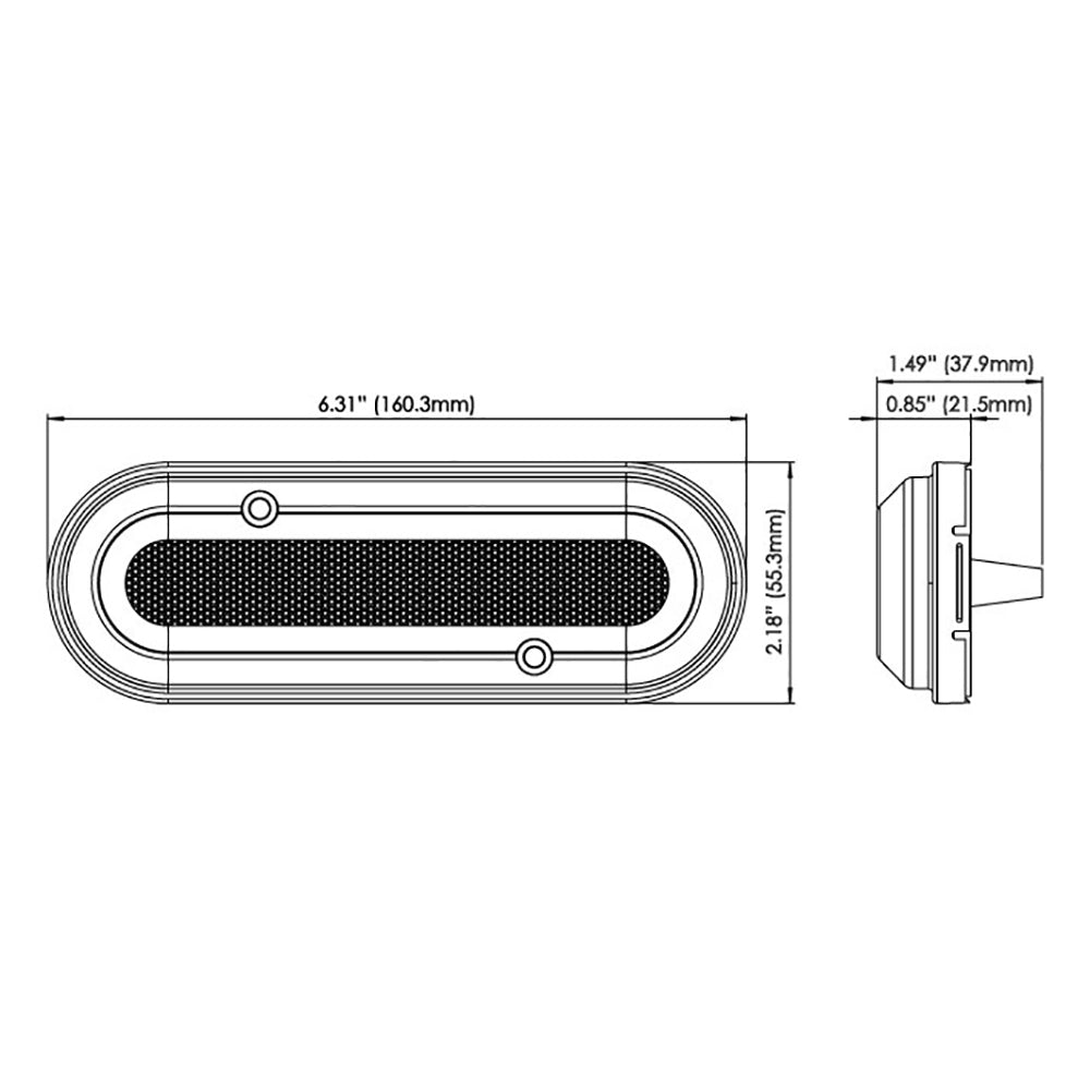 Tri-Water Marine | OceanLED M6 Gen2 Mast Light - Surface Mount - Warm White [011204WW]