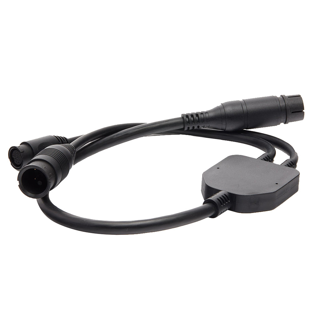 Tri-Water Marine | Raymarine Adapter Cable - 25-Pin to 9-Pin 8-Pin - Y-Cable to DownVision CP370 Transducer to Axiom RV [A80494]