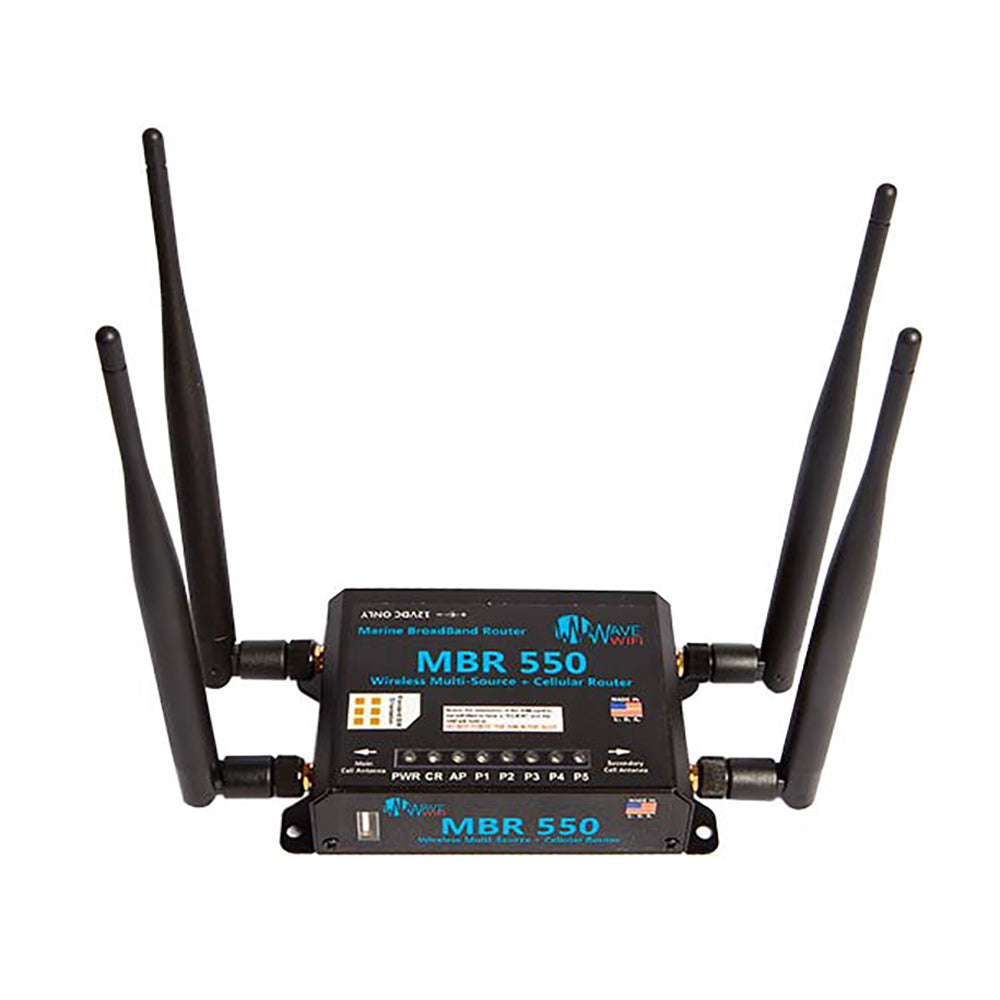 Tri-Water Marine | Wave WiFi MBR 550 Network Router w/Cellular [MBR550]