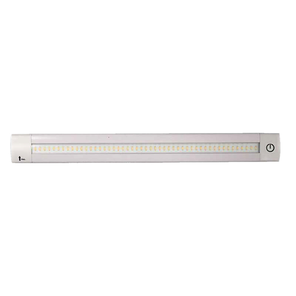 Tri-Water Marine | Lunasea Adjustable Linear LED Light w/Built-In Dimmer - 12" Length, 12VDC, Warm White w/ Switch [LLB-32KW-01-00]