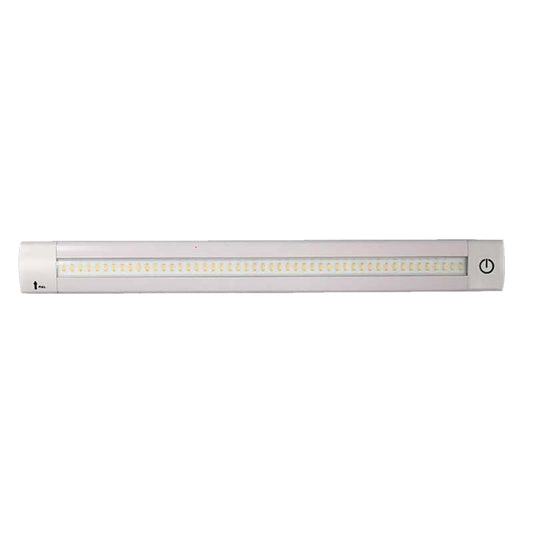 Tri-Water Marine | Lunasea Adjustable Linear LED Light w/Built-In Dimmer - 12" Length, 12VDC, Warm White w/ Switch [LLB-32KW-01-00]