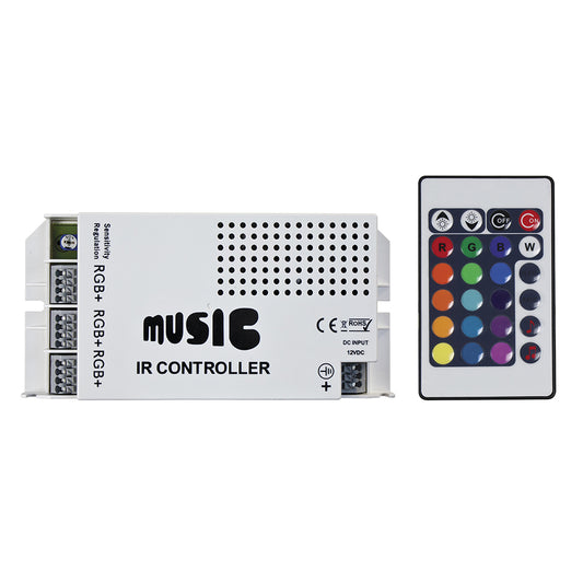 Tri-Water Marine | HEISE Sound Activated RGB Controller w/IR Remote [HE-RGBSAC-1]