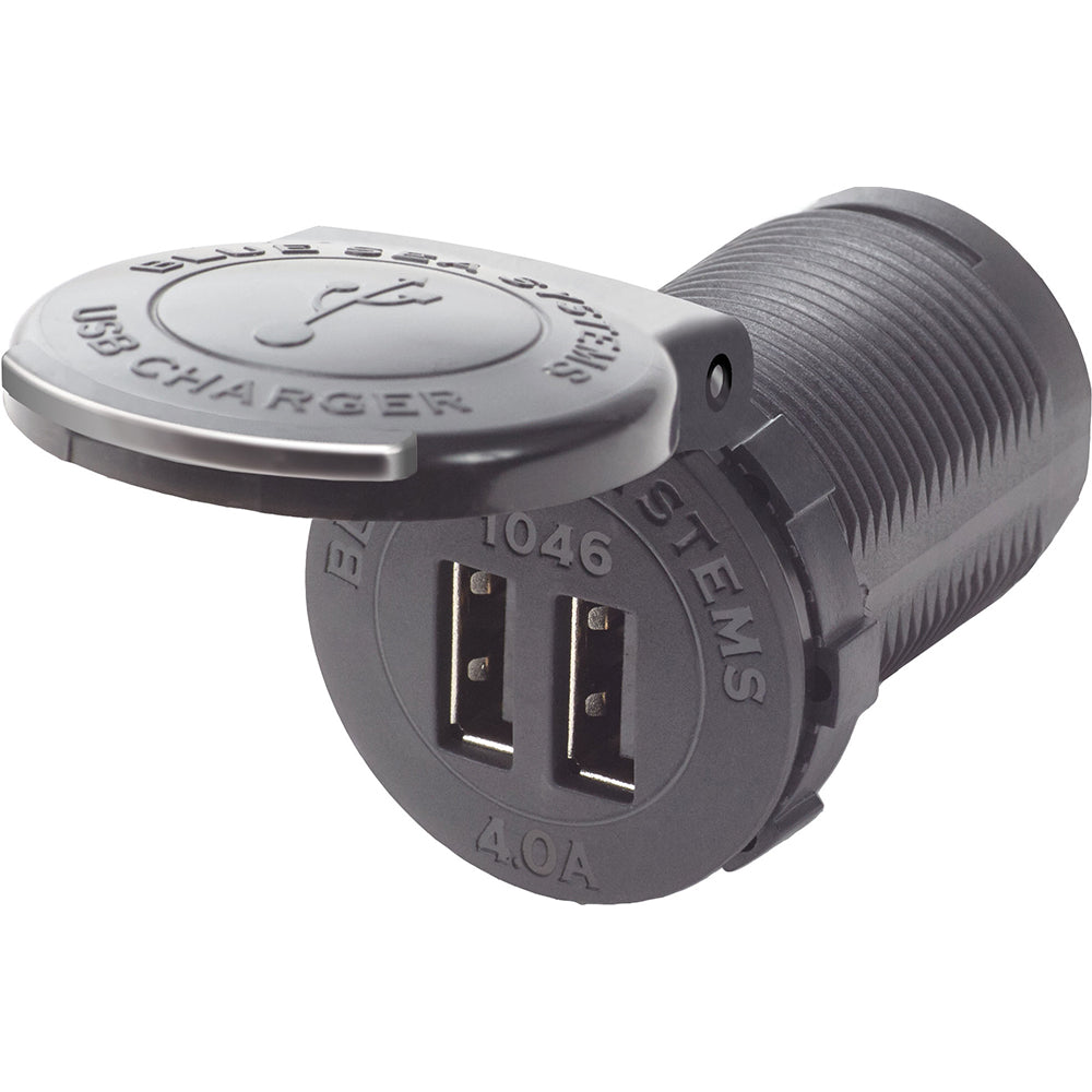 Tri-Water Marine | Blue Sea 1046 48V Dual USB Charger Socket Mount [1046]