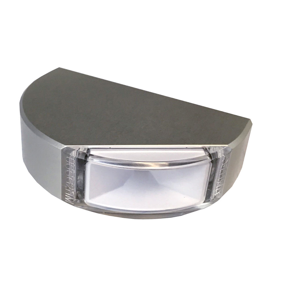 Tri-Water Marine | Lumitec Surface Mount Navigation Light - Classic Aluminum - Port Red [101577]