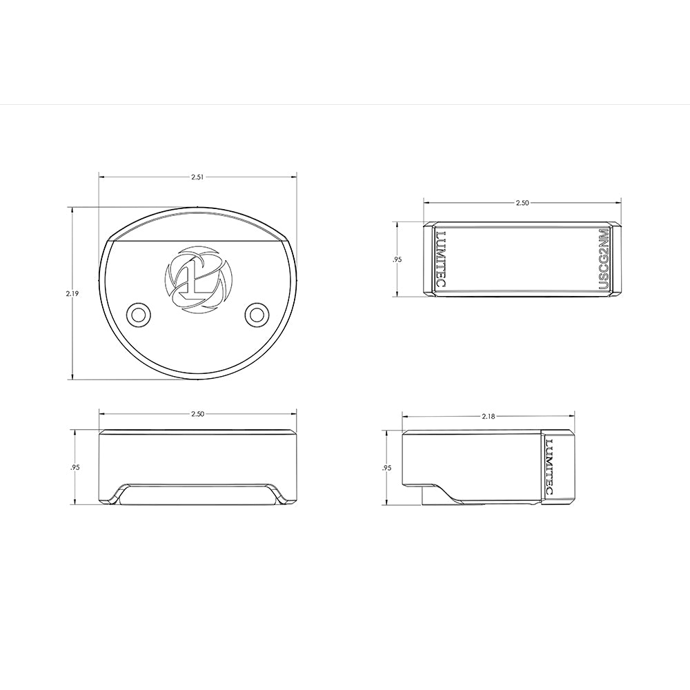 Tri-Water Marine | Lumitec Surface Mount Navigation Light - Composite - Port Red [101596]