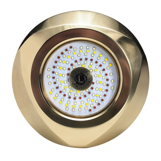 Tri-Water Marine | Lumitec SeaBlaze Typhoon Underwater Bronze Thru-Hull LED Light - White/Blue [101448]