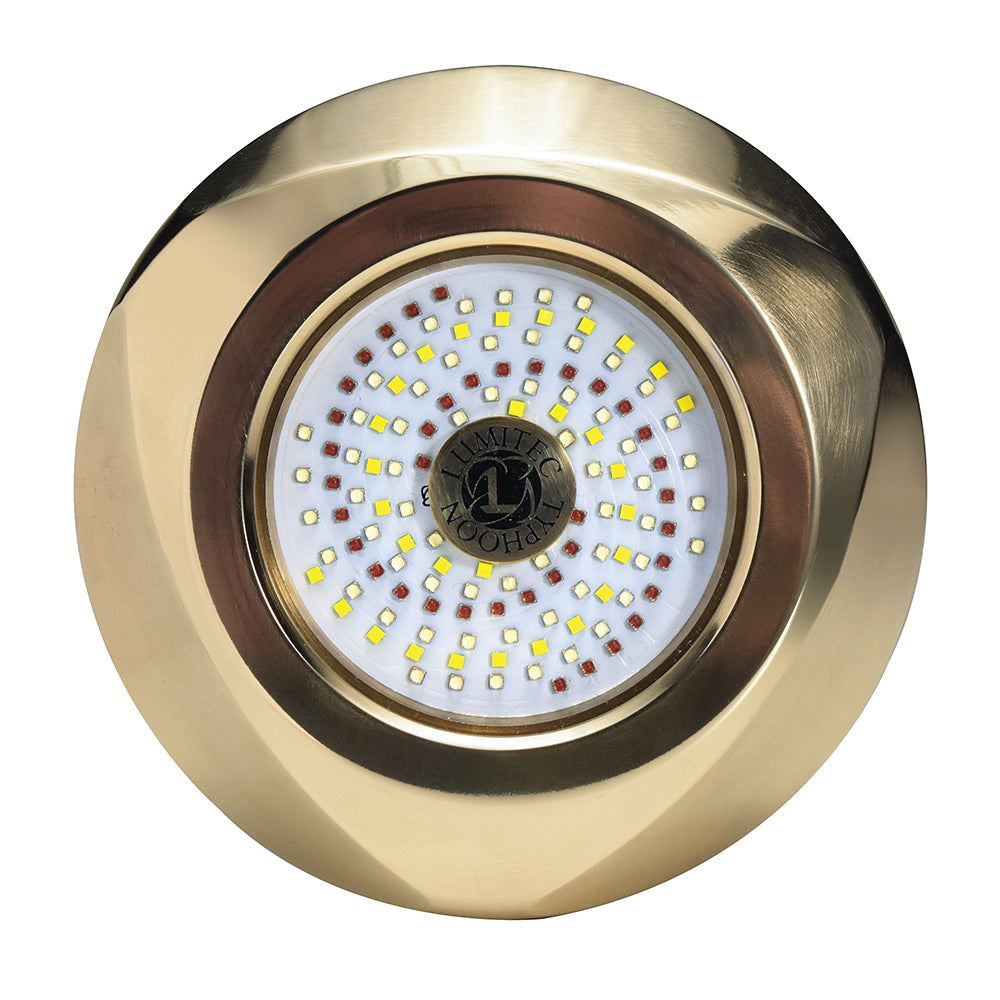 Tri-Water Marine | Lumitec SeaBlaze Typhoon Underwater Bronze Thru-Hull LED Light - RGBW Spectrum [101449]