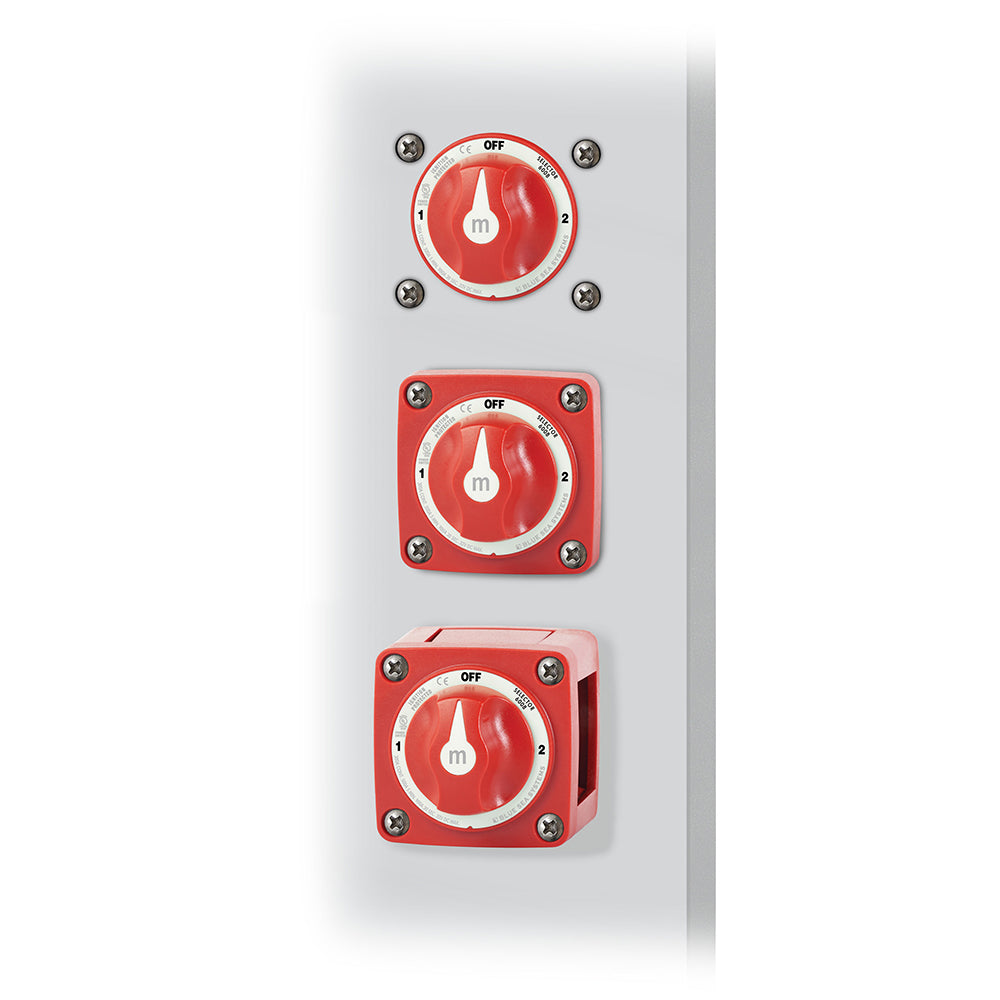 Tri-Water Marine | Blue Sea 6008 M-Series Battery Switch 3 Position - Red [6008]