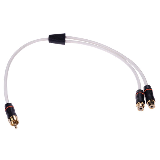 Tri-Water Marine | Fusion Performance RCA Cable Splitter - 1 Male to 2 Female - .9 [010-12622-00]