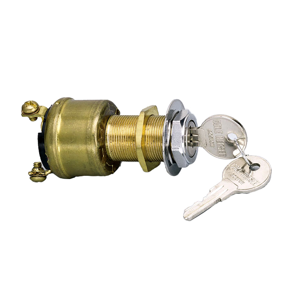 Tri-Water Marine | Cole Hersee 3 Position Brass Ignition Switch [M-550-BP]