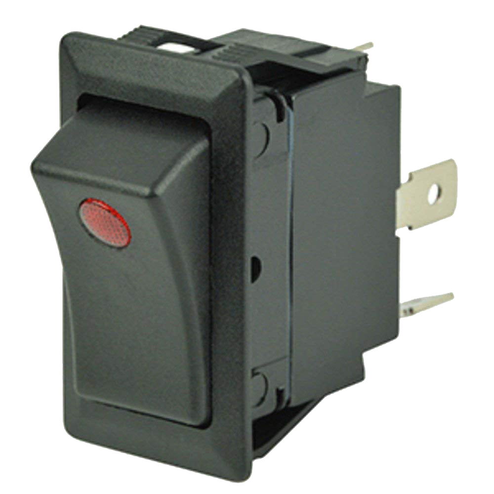 Tri-Water Marine | Cole Hersee Sealed Rocker Switch w/Small Round Pilot Lights SPST On-Off 3 Blade [58327-01-BP]