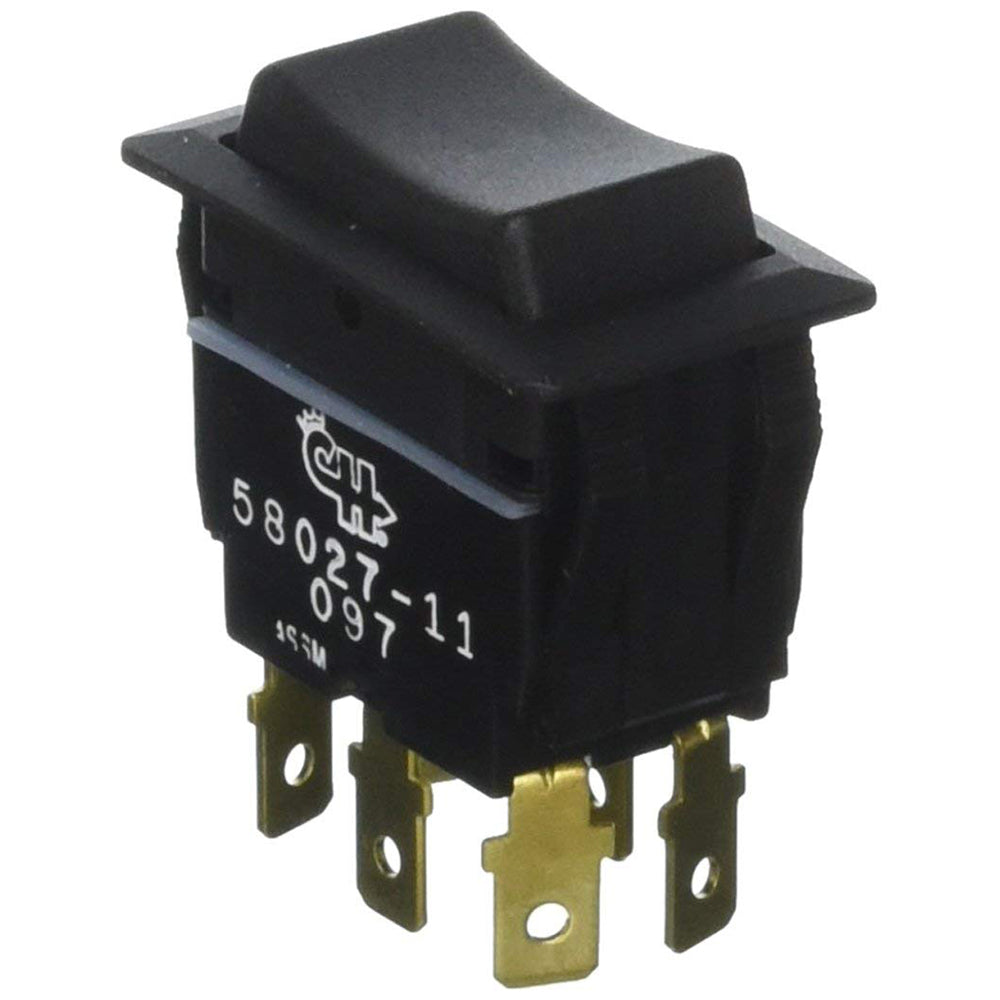 Tri-Water Marine | Cole Hersee Sealed Rocker Switch Non-Illuminated DPDT (On)-Off-(On) 6 Blade [58027-11-BP]