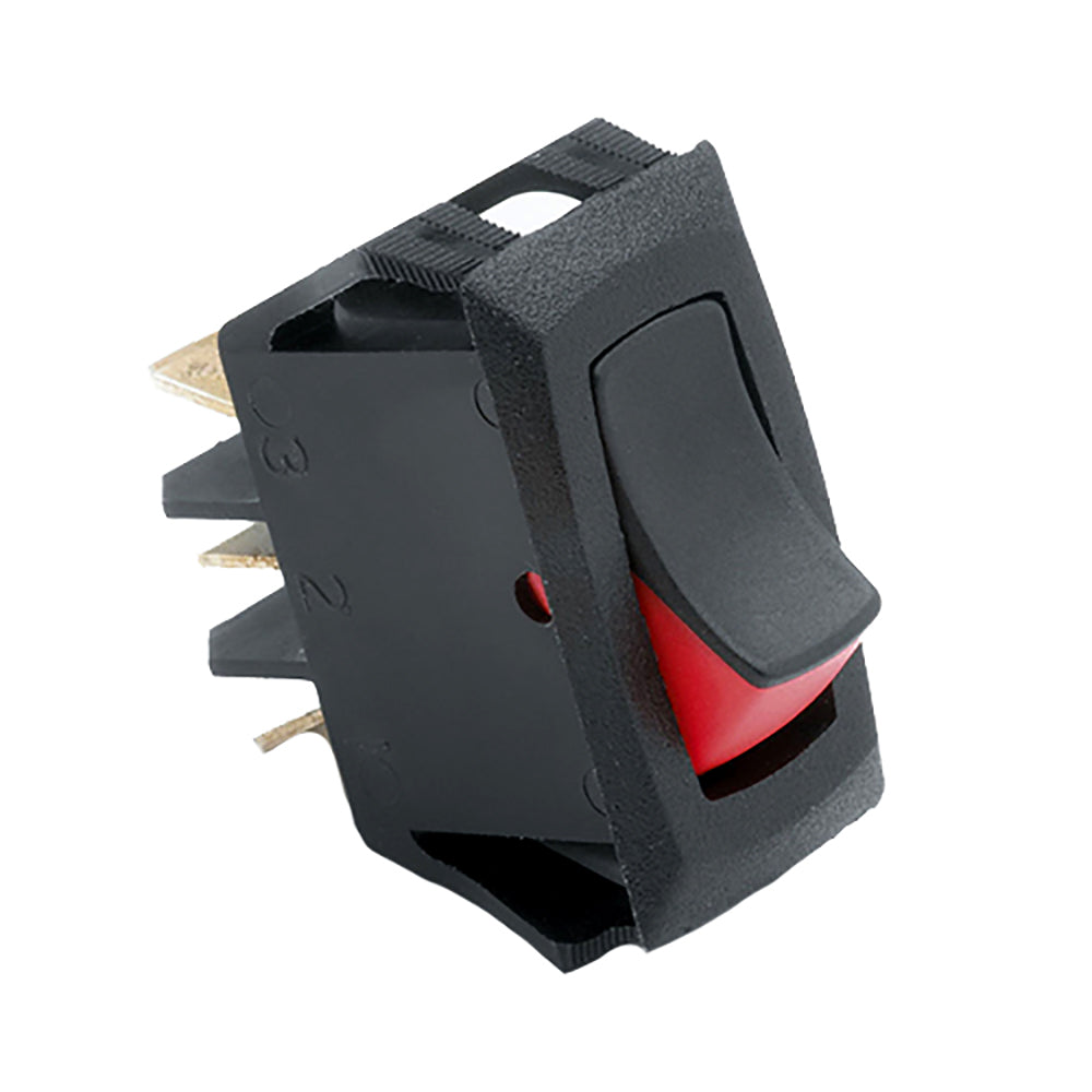 Tri-Water Marine | Cole Hersee Narrow Body Curved Rocker Switch SPST On-Off 3 Blade [54007-BP]