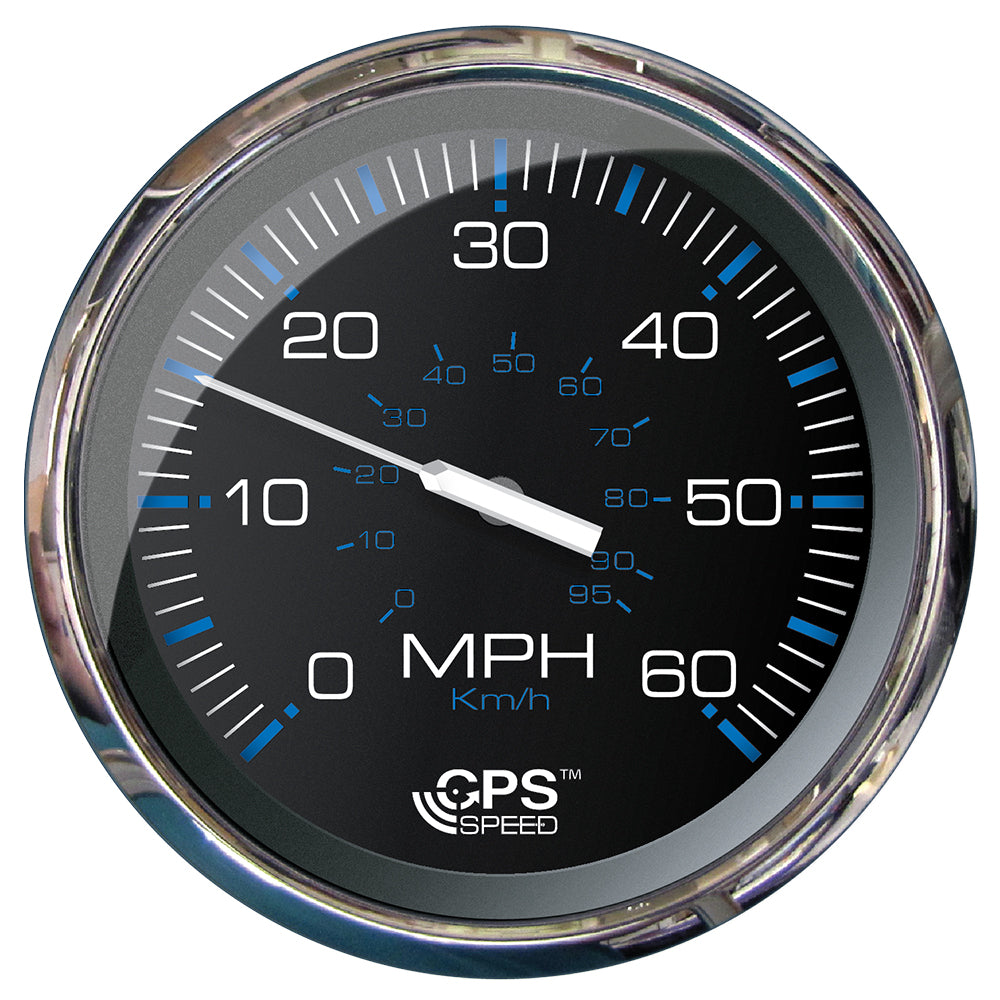 Tri-Water Marine | Faria Chesapeake Black 5" Studded Speedometer - 60 MPH (GPS) [33761]