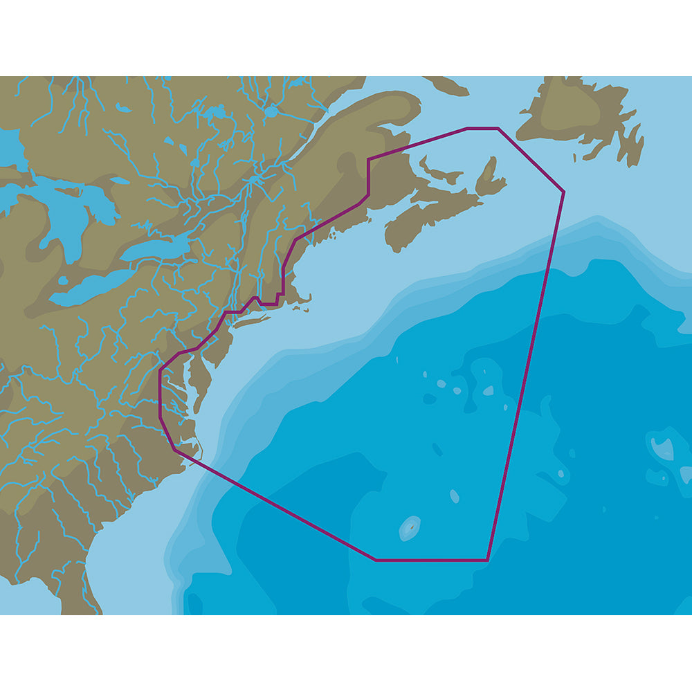 Tri-Water Marine | C-MAP 4D NA-D062 Nova Scotia to Chesapeake Bay - microSD/SD [NA-D062]