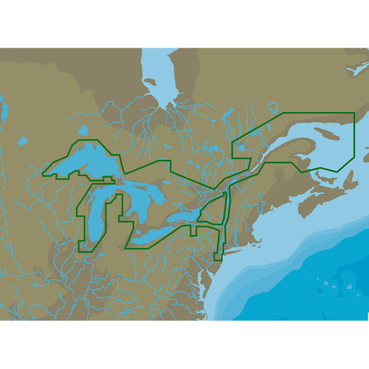 Tri-Water Marine | C-MAP 4D NA-D061 Great Lakes St Lawrence Seaway -microSD/SD [NA-D061]