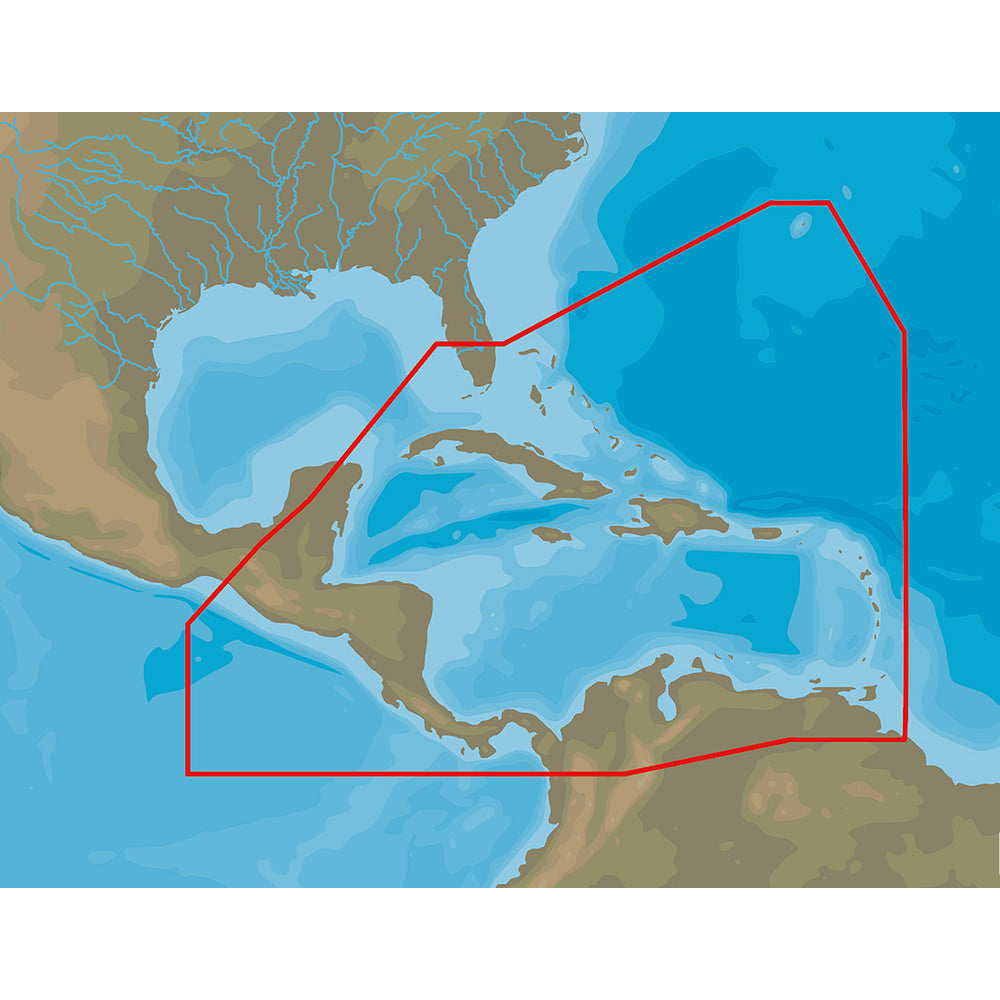 Tri-Water Marine | C-MAP 4D NA-D065 Caribbean Central America -microSD/SD [NA-D065]