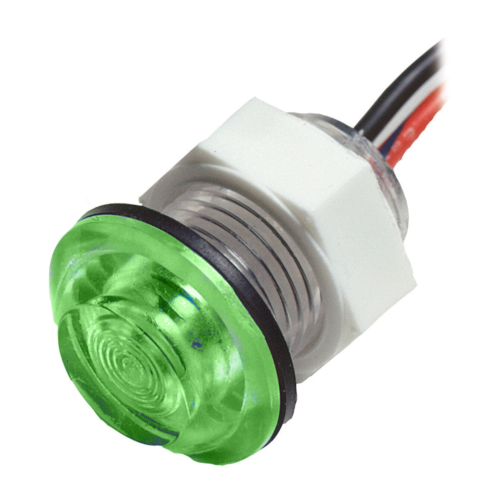 Tri-Water Marine | Innovative Lighting LED Bulkhead Livewell Light Flush Mount - Green [011-3500-7]