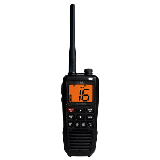 Tri-Water Marine | Uniden Atlantis 275 Floating Handheld VHF Marine Radio [ATLANTIS 275]