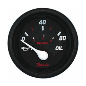 Tri-Water Marine | Faria Professional Red 2" Oil Pressure Gauge [14602]