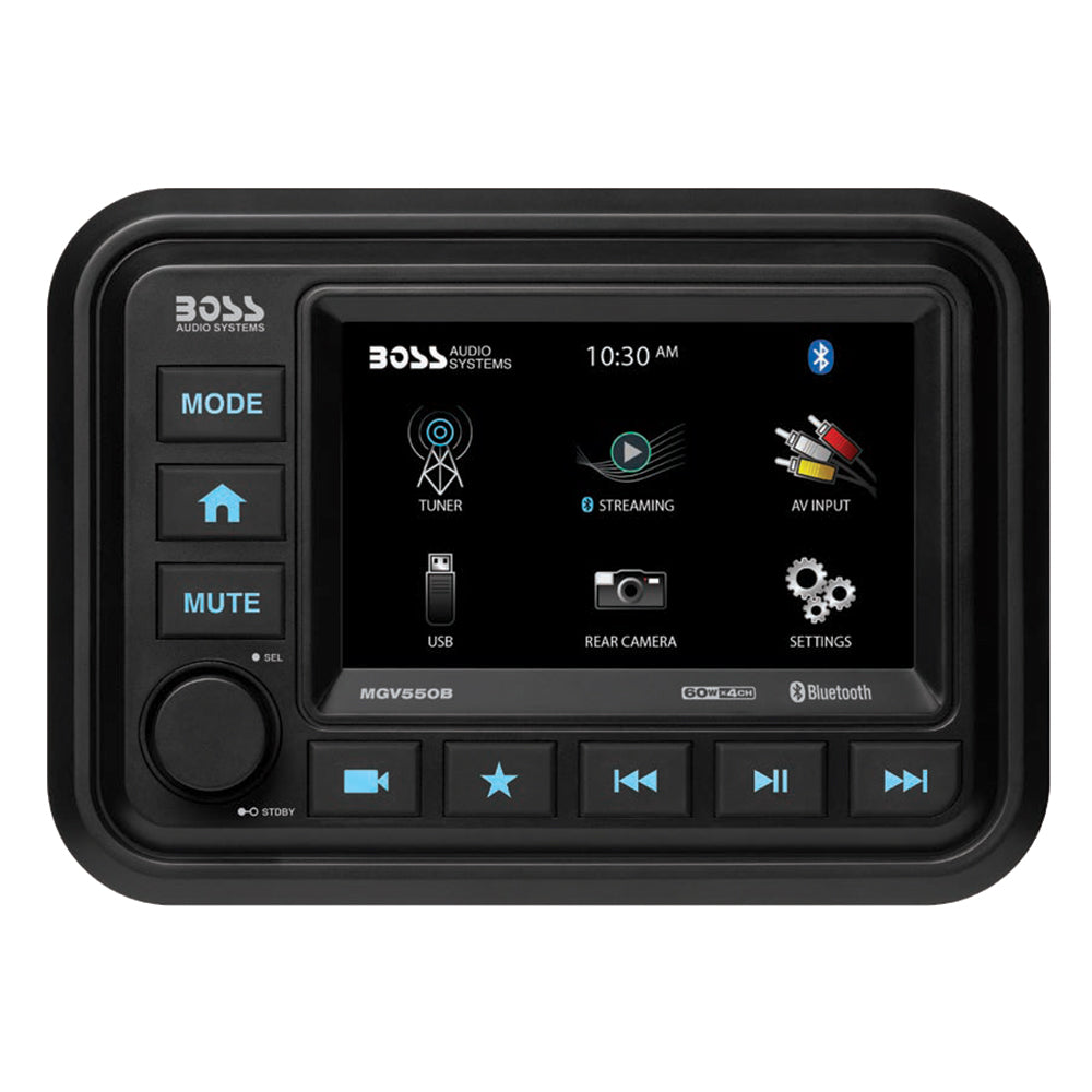 Tri-Water Marine | Boss Audio MGV550B Marine Stereo w/AM/FM/BT/Rear Camera [MGV550B]