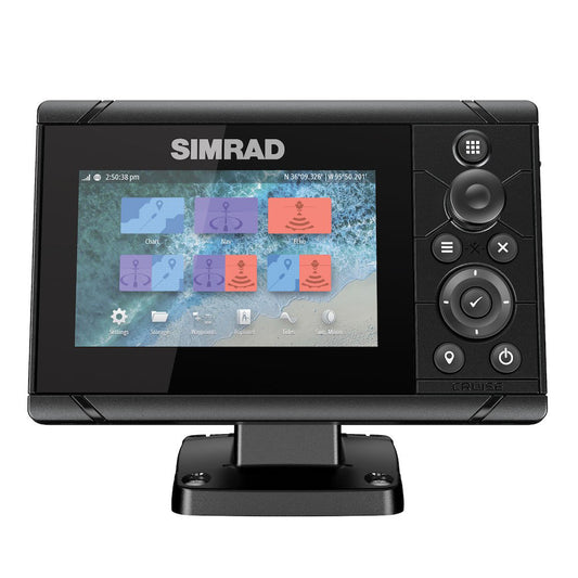 Tri-Water Marine | Simrad Cruise 5 US Coastal w/83/200 Transom Mount Transducer [000-14995-001]