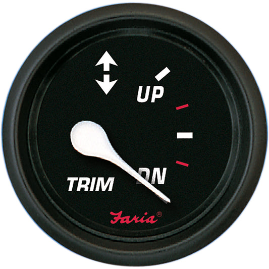 Tri-Water Marine | Faria Professional Red 2" Trim Gauge [14607]