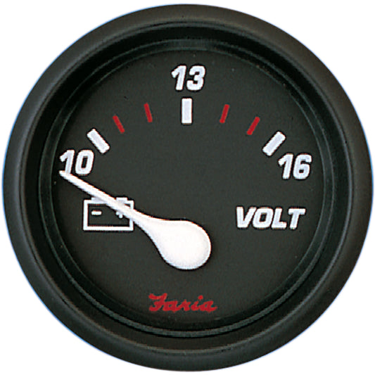 Tri-Water Marine | Faria Professional Red 2" Voltmeter [14605]