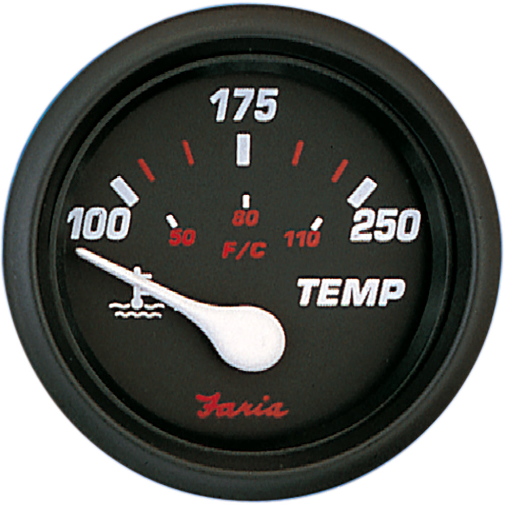 Tri-Water Marine | Faria Professional Red 2" Water Temp [14604]