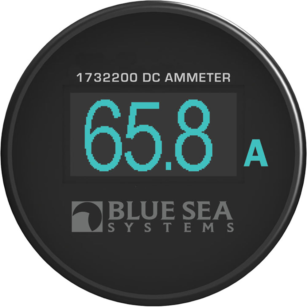 Tri-Water Marine | Blue Sea 1732200 Mini OLED Ammeter - Blue [1732200]