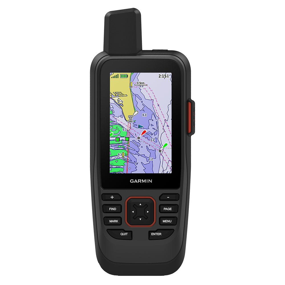 Tri-Water Marine | Garmin GPSMAP 86sci Handheld w/inReach BlueChart g3 Coastal Charts [010-02236-02]