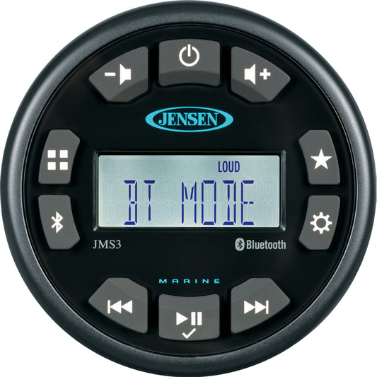 Tri-Water Marine | JENSEN JMS3RTL Stereo w/AM/FM/BT - Single Zone [JMS3RTL]