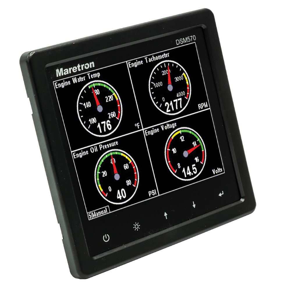 Tri-Water Marine | Maretron DSM570 5.7" High Resolution Color Display w/Black Enclosure [DSM570-01]