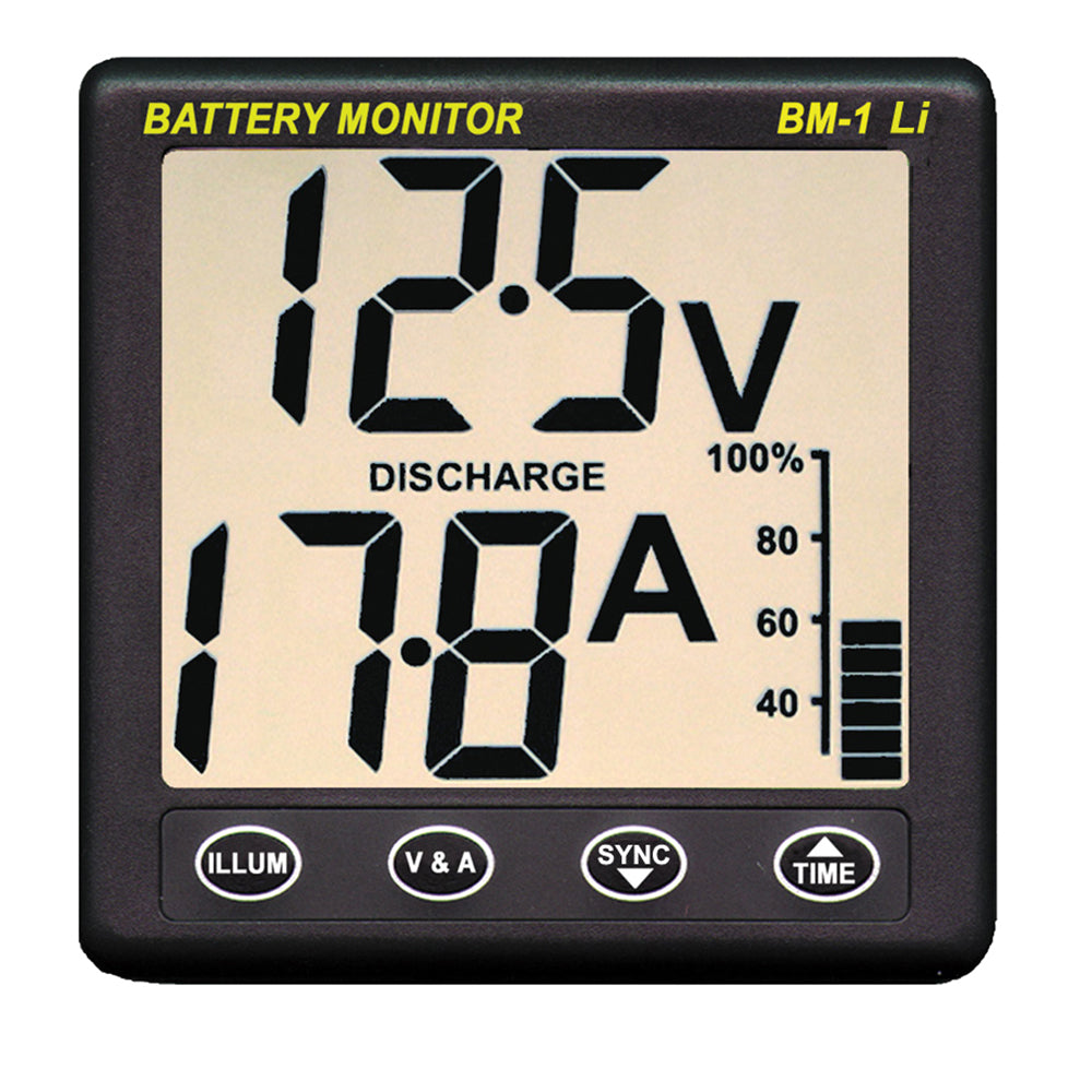 Tri-Water Marine | Clipper BM-1 LI Battery Monitor f/12V Lithium [BM-1 LI]