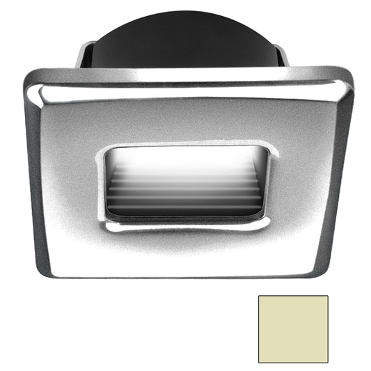 Tri-Water Marine | i2Systems Ember E1150Z Snap-In - Brushed Nickel - Square - Warm White Light [E1150Z-42CAB]