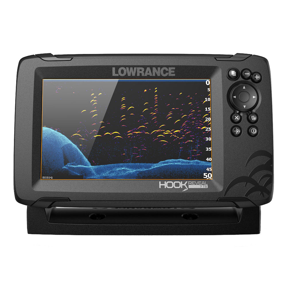 Tri-Water Marine | Lowrance HOOK Reveal 7 Chartplotter/Fishfinder w/TripleShot Transom Mount Transducer US Inland Charts [000-15513-001]